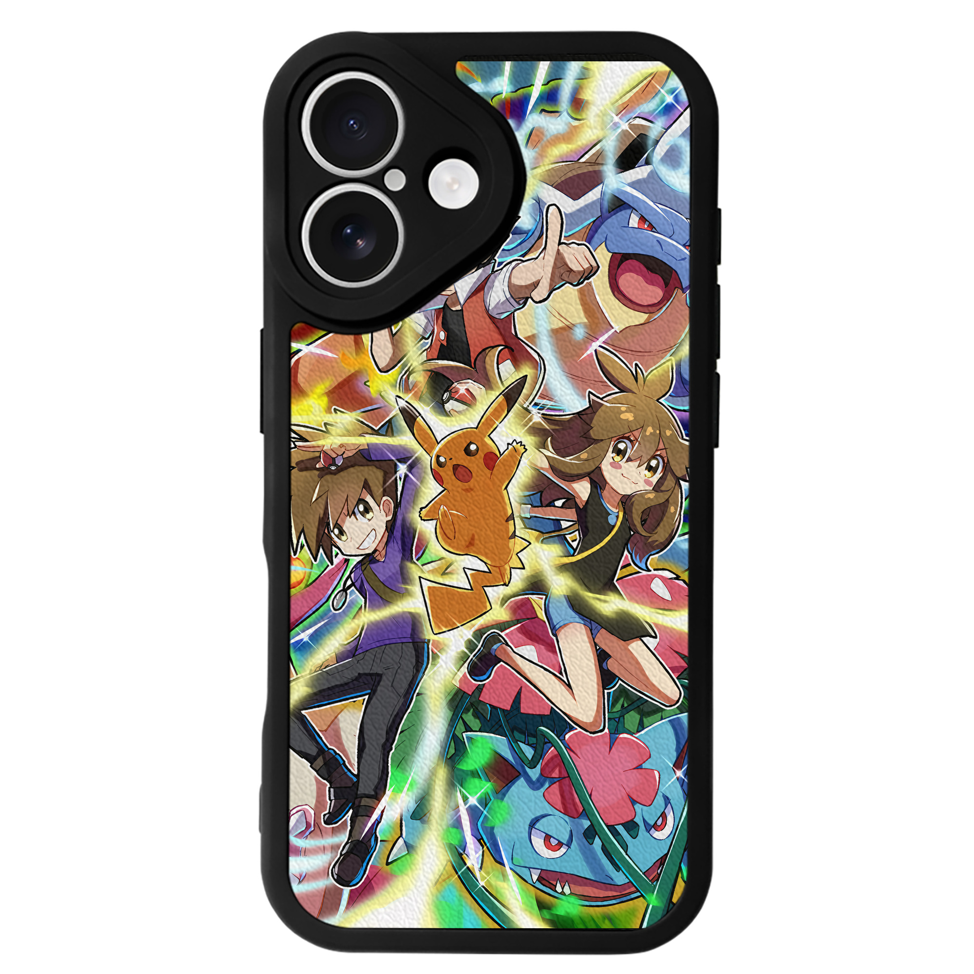（画像用） ポケットモンスター Pokémon 【iPhone 16シリーズ対応】シリコンスマホケース（レザー調） 材質：シリコン
